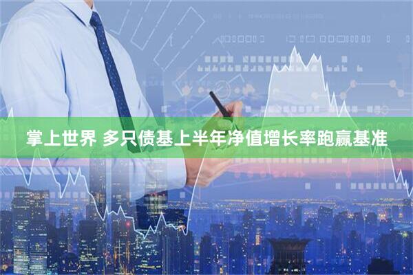 掌上世界 多只债基上半年净值增长率跑赢基准
