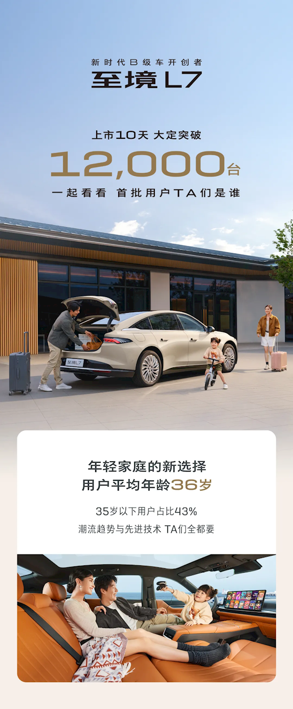 万银鼎信 增程动力比肩3.0T V6 车长超5米！别克至境L7上市10天大定破1.2万台